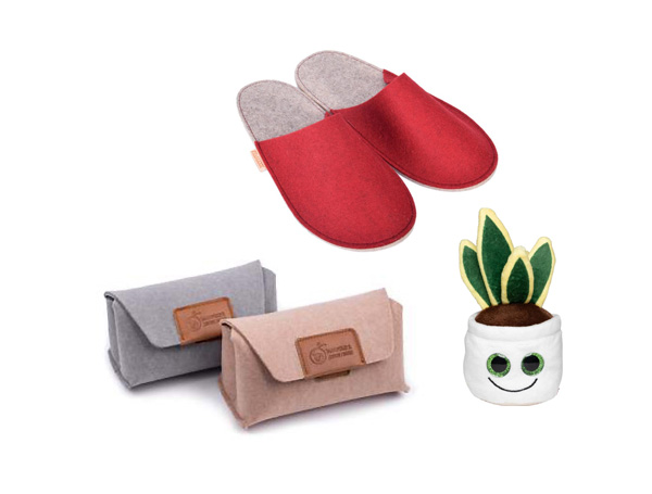 Textilien und Taschen