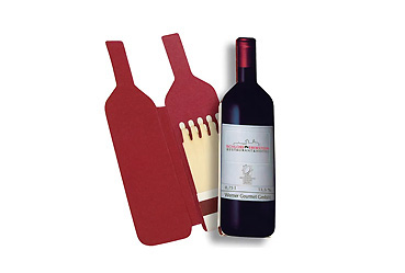 Streuartikel - Streichholzbriefchen Weinflasche Goy Werbemittel-Agentur - Streuartikel - Streichholzbriefchen Weinflasche