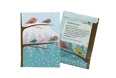 Unterwegs - Kleiner Vogel-Schmaus Goy Werbemittel-Agentur - Unterwegs - Kleiner Vogel-Schmaus