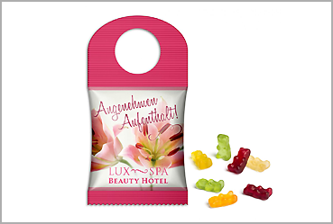 Goy Werbemittel-Agentur - Essen und Trinken - BottleBag mit Fruchtgummi