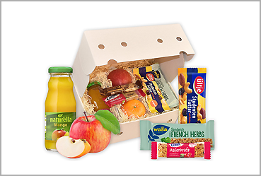 Goy Werbemittel-Agentur - Essen und Trinken - Homeoffice-Snack-Box