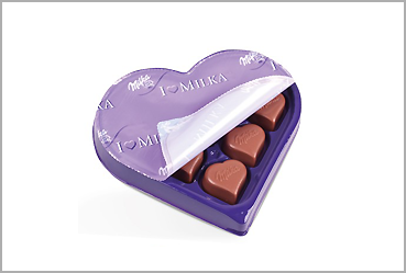 Goy Werbemittel-Agentur - Essen und Trinken - I LOVE MILKA - Herz