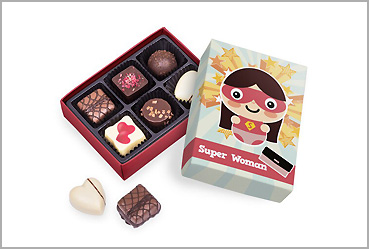 Goy Werbemittel-Agentur - Essen und Trinken - Super Woman Pralinen