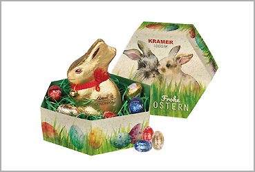 Goy Werbemittel-Agentur - Ostern - Großes Osternest mit Schokolade