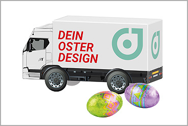 Goy Werbemittel-Agentur - Ostern - 3D Präsent LKW Ostern