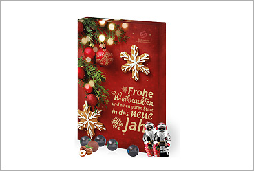 Goy Werbemittel-Agentur - Weihnachtsartikel - Wand-Adventskalender Lindt HELLO Mini´s
