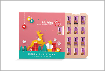 Goy Werbemittel-Agentur - Weihnachtsartikel - Rettergut Adventskalender mit Papierblister