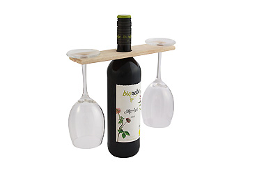 Haushalt - Flaschenaufsatz für zwei Gläser Goy Werbemittel-Agentur - Haushalt - Flaschenaufsatz für zwei Gläser