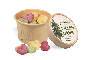 Essen und Trinken - Bonbons in Papierbox Goy Werbemittel-Agentur - Essen und Trinken - Bonbons in Papierbox