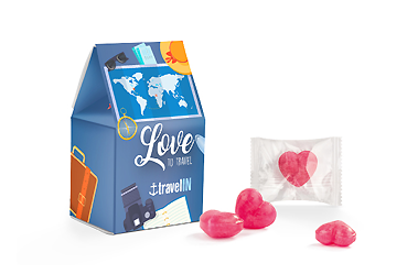 Goy Werbemittel-Agentur - Essen und Trinken - Standbodenbox mit Bonbons