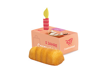 Goy Werbemittel-Agentur - Essen und Trinken - Gratulationsbox Minirührkuchen