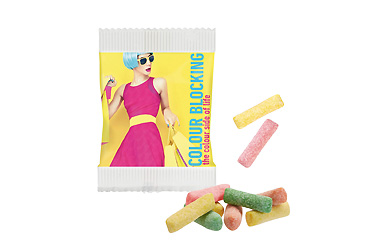 Essen und Trinken - HITSCHIES Kaubonbons Sauer Mix Goy Werbemittel-Agentur - Essen und Trinken - HITSCHIES Kaubonbons Sauer Mix