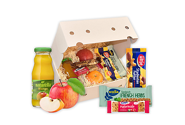 Goy Werbemittel-Agentur - Essen und Trinken - Homeoffice-Snack-Box