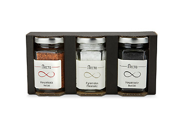 Goy Werbemittel-Agentur - Essen und Trinken - Meersalze im 3er-Set