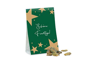 Weihnachtsartikel - Naschtasche Gebrannte Kürbiskerne mit Zimt Goy Werbemittel-Agentur - Weihnachtsartikel - Naschtasche Gebrannte Kürbiskerne mit Zimt