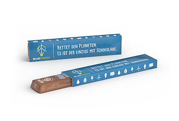 Goy Werbemittel-Agentur - Essen und Trinken - GEPA Riegel im Werbeschuber