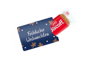 Weihnachtsartikel - Werbeschuber Lotus-Keks Goy Werbemittel-Agentur - Weihnachtsartikel - Werbeschuber Lotus-Keks