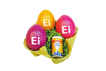 Goy Werbemittel-Agentur - Ostern - LOGOEier mit Salz