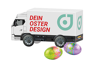 Goy Werbemittel-Agentur - Ostern - 3D Präsent LKW Ostern