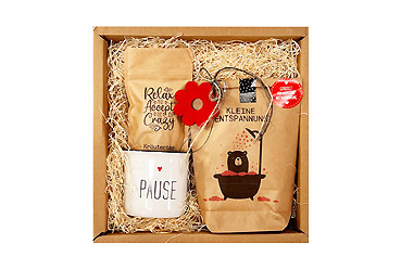 Praesente - Geschenkbox Entspannung Goy Werbemittel-Agentur - Praesente - Geschenkbox Entspannung