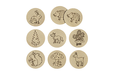Sport und Spiel - Holz-Memospiel Wald Goy Werbemittel-Agentur - Sport und Spiel - Holz-Memospiel Wald
