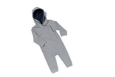 Textilien und Taschen - Babystrampler mit Kapuze Goy Werbemittel-Agentur - Textilien und Taschen - Babystrampler mit Kapuze