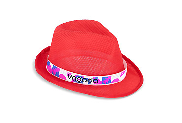 Unterwegs - Werbehut mit Band Goy Werbemittel-Agentur - Unterwegs - Werbehut mit Band