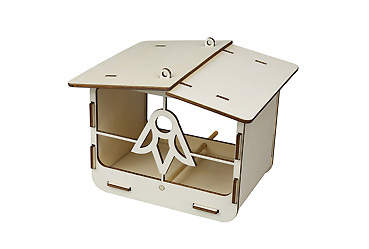 Unterwegs - Holz-Bausatz für Vogelfutterhaus Goy Werbemittel-Agentur - Unterwegs - Holz-Bausatz für Vogelfutterhaus