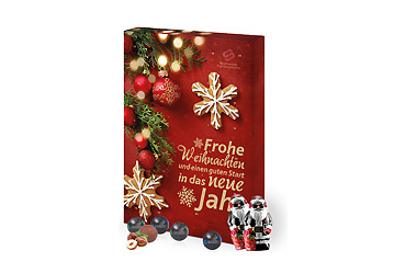 Weihnachtsartikel - Wand-Adventskalender Lindt HELLO Mini´s Goy Werbemittel-Agentur - Weihnachtsartikel - Wand-Adventskalender Lindt HELLO Mini´s