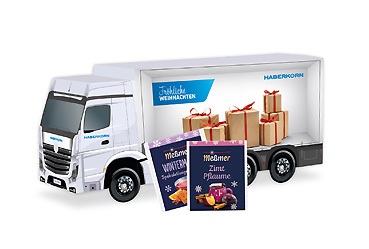 Weihnachtsartikel - Adventskalender Tee-LKW Goy Werbemittel-Agentur - Weihnachtsartikel - Adventskalender Tee-LKW