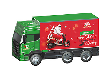 Weihnachtsartikel - Adventskalender LKW Goy Werbemittel-Agentur - Weihnachtsartikel - Adventskalender LKW
