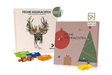 Weihnachtsartikel - Adventskalender mit Ritter SPORT Schokowürfel Goy Werbemittel-Agentur - Weihnachtsartikel - Adventskalender mit Ritter SPORT Schokowürfel