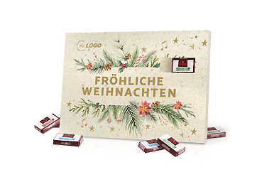 Weihnachtsartikel - Adventskalender aus Graspapier Goy Werbemittel-Agentur - Weihnachtsartikel - Adventskalender aus Graspapier