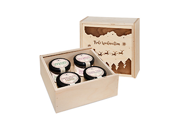 weihnachten - Birkenholzbox mit Gourmet Gewürzen Goy Werbemittel-Agentur - weihnachten - Birkenholzbox mit Gourmet Gewürzen