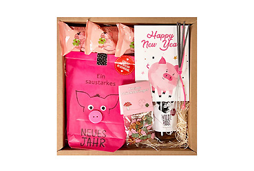 Weihnachtsartikel - Happy New Year Geschenkbox Goy Werbemittel-Agentur - Weihnachtsartikel - Happy New Year Geschenkbox