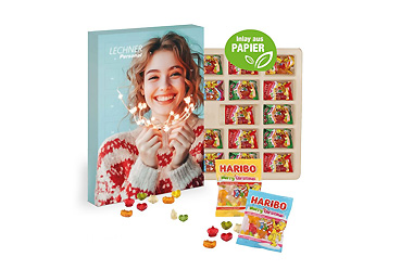 Weihnachtsartikel - Adventskalender mit Haribo Fruchtgrummi Goy Werbemittel-Agentur - Weihnachtsartikel - Adventskalender mit Haribo Fruchtgrummi