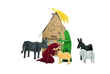 weihnachten - Kleine Weihnachtskrippe mit Stall Goy Werbemittel-Agentur - weihnachten - Kleine Weihnachtskrippe mit Stall