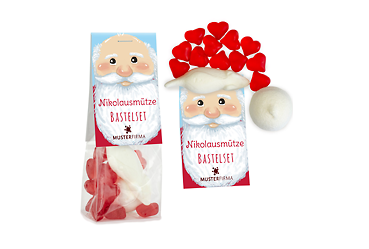 weihnachten - Nikolausmütze Bastelset Goy Werbemittel-Agentur - weihnachten - Nikolausmütze Bastelset