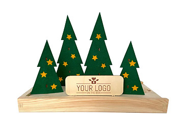 Weihnachtsartikel - Weihnachtswald in der Box Goy Werbemittel-Agentur - Weihnachtsartikel - Weihnachtswald in der Box