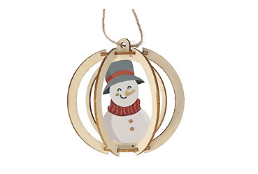 Weihnachtsartikel - Weihnachtsschmuck aus Holz 3er-Set Goy Werbemittel-Agentur - Weihnachtsartikel - Weihnachtsschmuck aus Holz 3er-Set